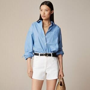 J Crew High-rise white denim short - Size 29